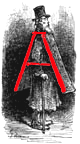 Thackeray's initial 'A'