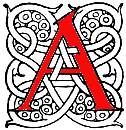 Thackeray's decorated initial A