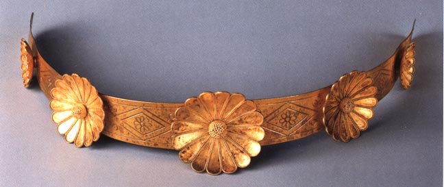 Kameiros diadem with five rosettes