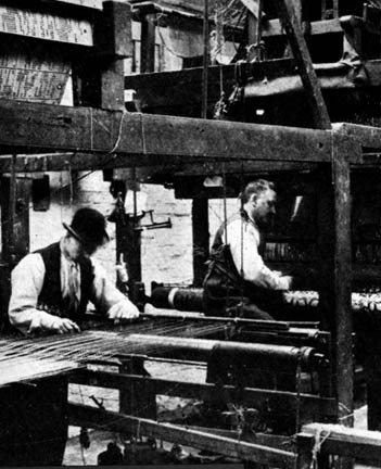 weaving at Merton Abbey