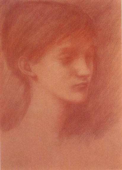 Study of a head of a girl