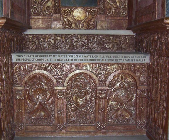 Interior of Compton Cemetery Chapel