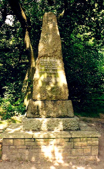 The Hardy Birthplace Marker