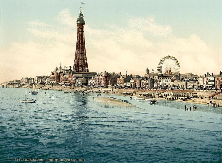 Blackpool from central pier