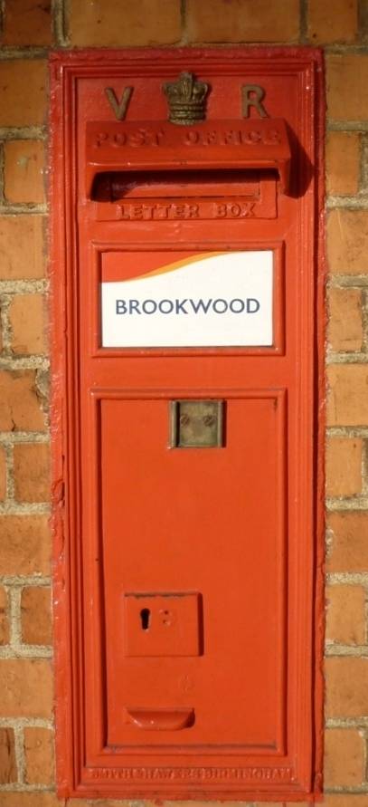 Wall-mounted station post box